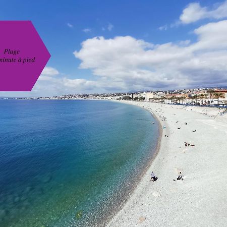 Studio - 1 Minute De La Plage Et De La Promenade Des Anglais Nice Exterior foto