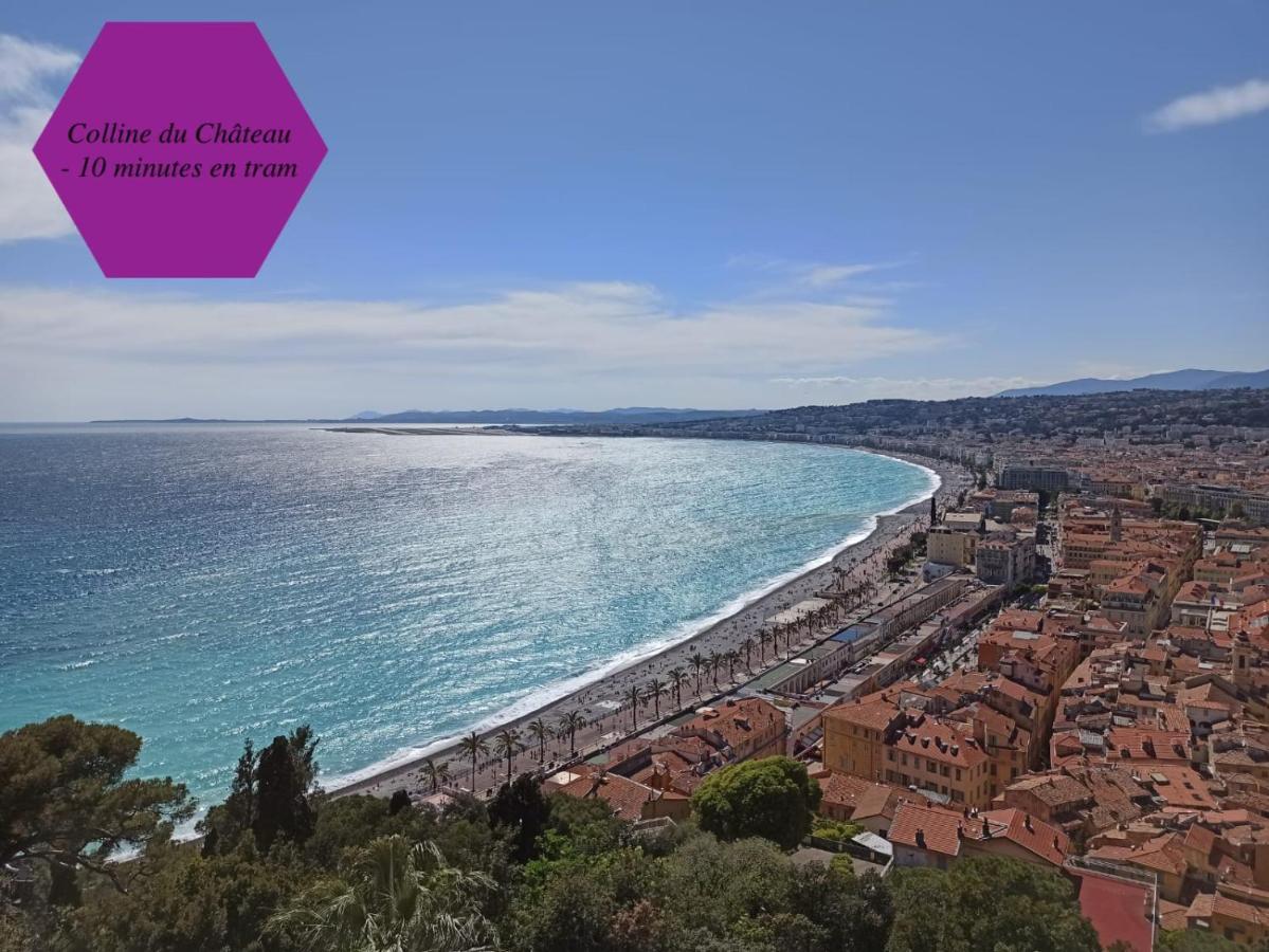Studio - 1 Minute De La Plage Et De La Promenade Des Anglais Nice Exterior foto